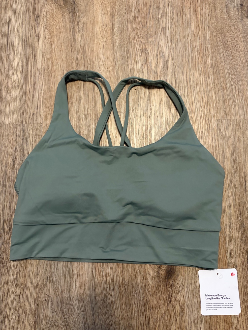 Women’s Lululemon Athletica Evolve Energy Longline Bra Medium Support B-D cups